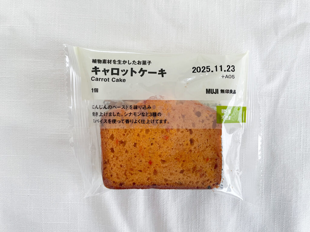 無印キャロットケーキ