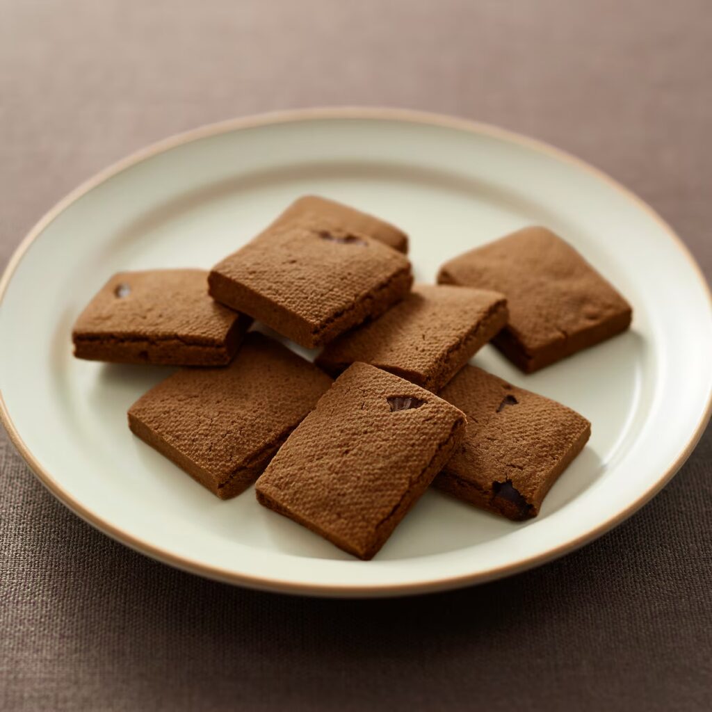 無印ココアとカカオニブのサブレ